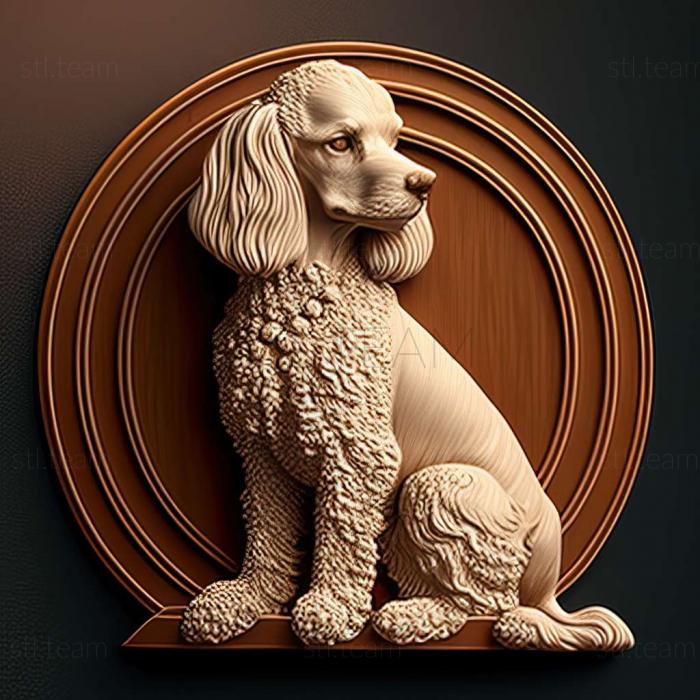 3D модель Собака пудель (STL)